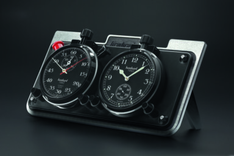 stopwatch on table