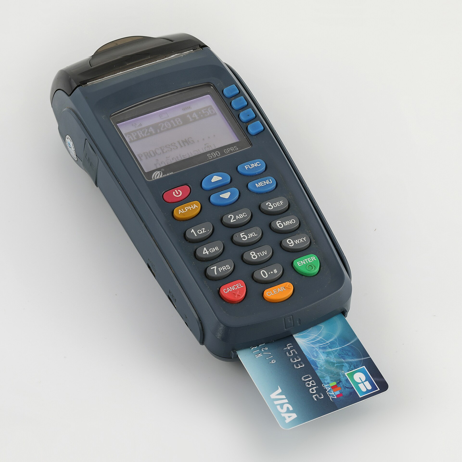 credit card payment terminal