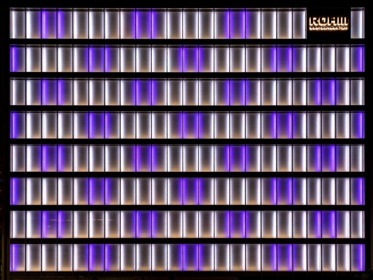 glass office building facade